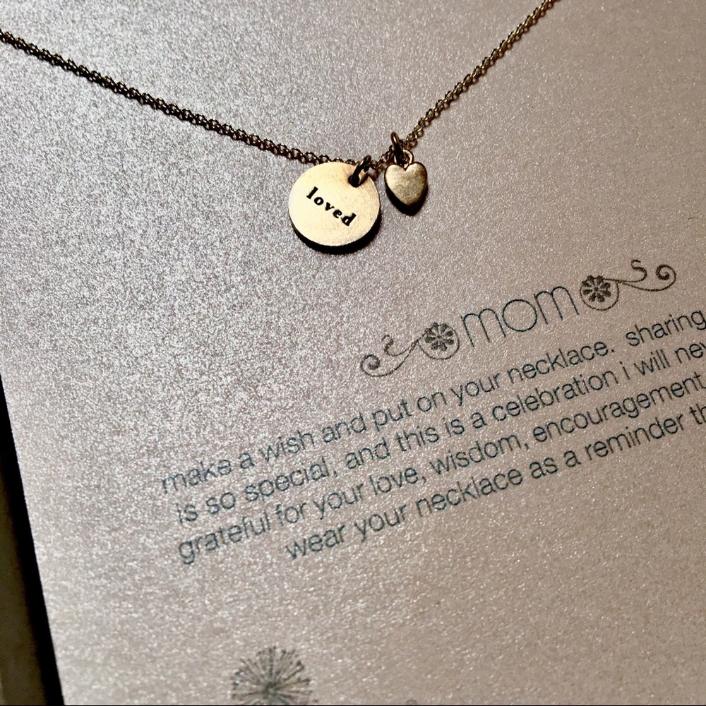 DOGEARED Mom bridal necklace 16”